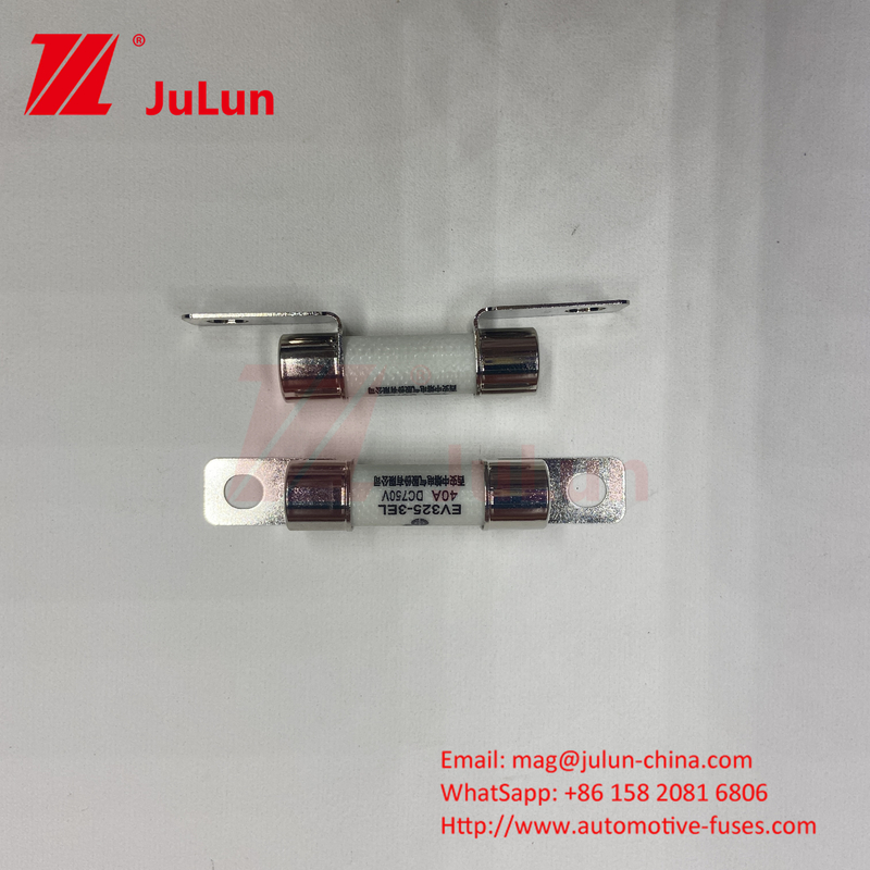 Ceramic Automotive 10A 15A 750VDC  Fuses Ceramic Vehicle Fuses 25A 30A 40A 50A Ues For EV Car Charger