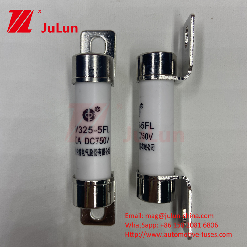 Ceramic Tube 14x51 15A 40A 50A EV325 FUSE 750VDC EV32520KA Ceramic Automotive Bolt Fuses 10A-50A ISO8820/JASO D622