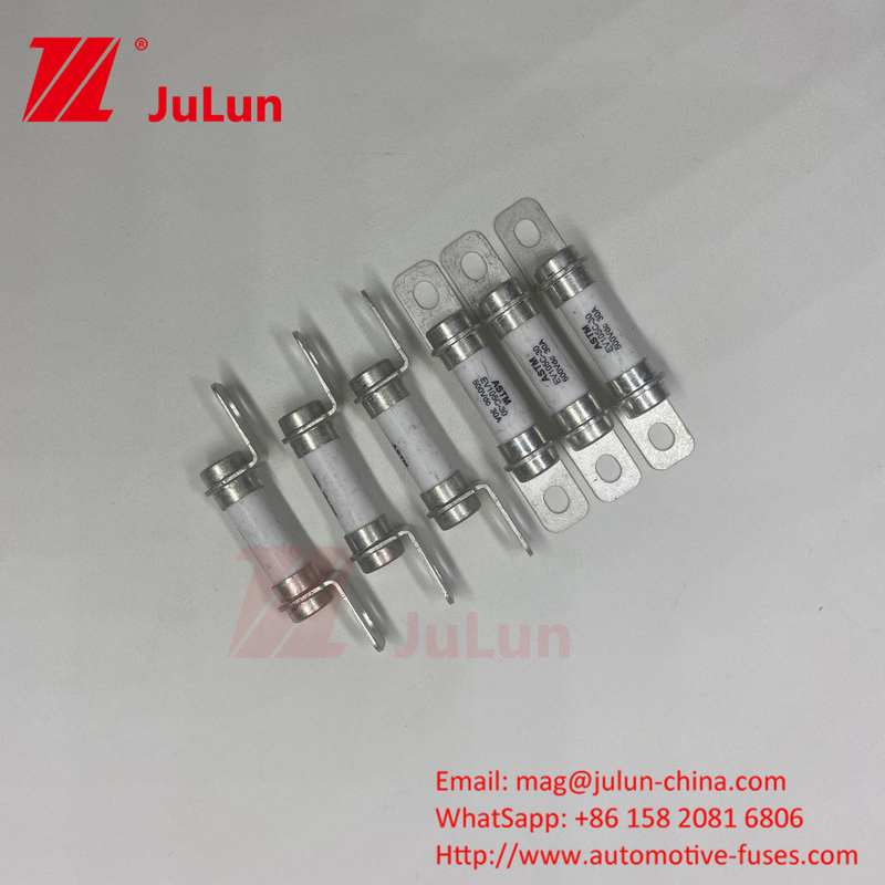 20KA Breaking Capacity 50A 30A DC Breaking Capacity Fuse 500VDC M6 Bolt Hybrid Car