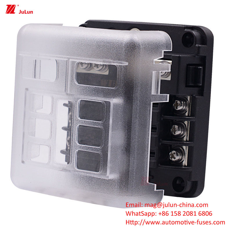 Eu UL Certified Bolt-Type Copper Automotive Fuse Holder 30A-500A Manual Reset Powerboat Circuit Breaker