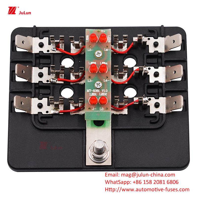 ANS/MIDI 30A-500A Small Copper Contact Fuse Holder Conforms To EU UL Standard For Automatic Resetting Of Automotive Fuse