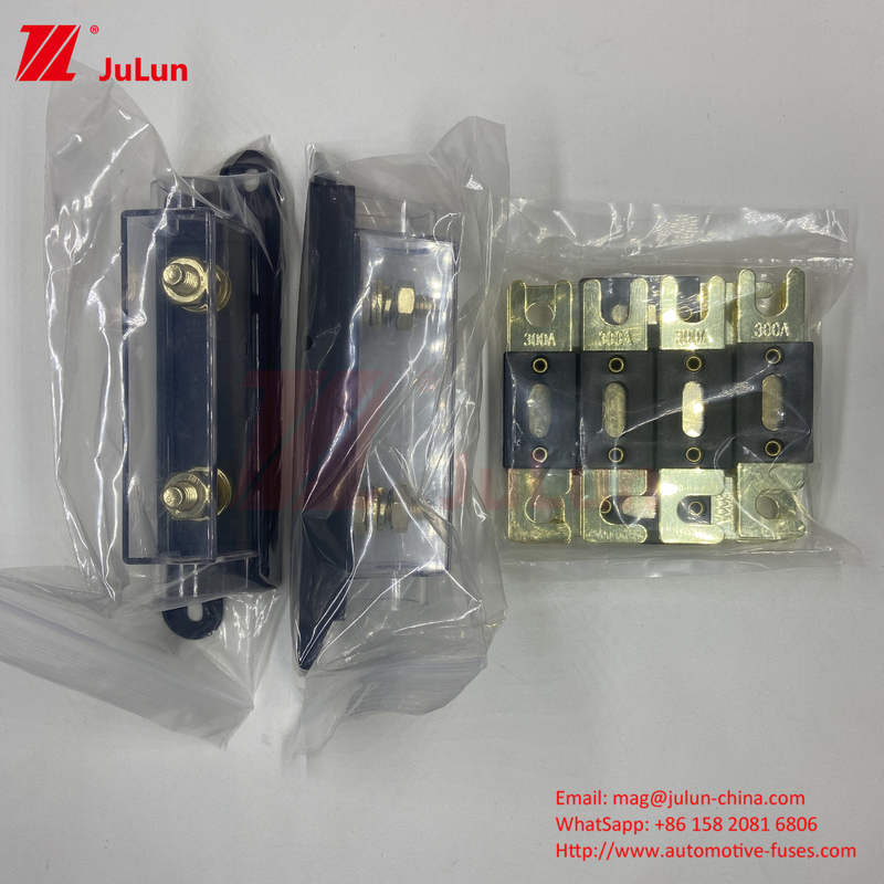 0298 Series Pin Type Fuse 0298125 Car Fuse Holder Transparent High Collision Resistance