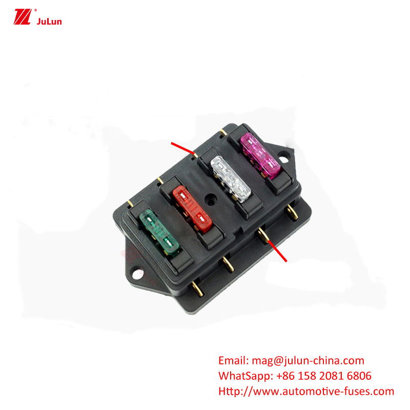Auto Parts Electronic Circuit Protection Terminal Current 32V30A-500A Auto Fuse Holder Copper Contact 30A-500A