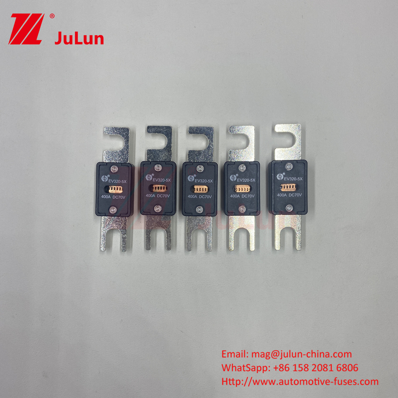 SINO 6kA Ceramic EV320-5X-80A-N Copper Quartz Sand Tube Time Constant 2ms EV Electric Car Fuse