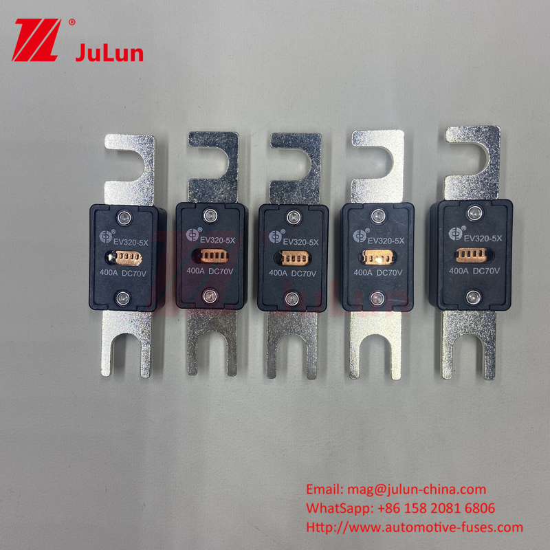 Electric Vehicle EV320-5X-225A 70VDC Voltage Automotive Fuse For EV Charging System M6 M8