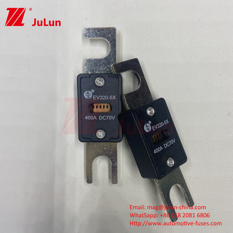 EV320-5X-450A-N 70VDC M6 M8 Portable EV Fuses Meet ISO8820-5 Standard for Automotive Powertrain and Electrical Systems