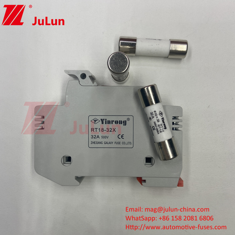 Low Price 10X38mm PV Solar Ceramic DC Fuse Links 1000vdc 20A Midget PV Fuse Fast Blow Ceramic Fuse For Circuit Protect
