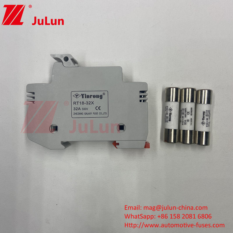 TUV CE 10*38mm DC 1000V Solar PV Fuse Fusible 20A With LED Fuse Holder Protection Forfor Solar Inverter