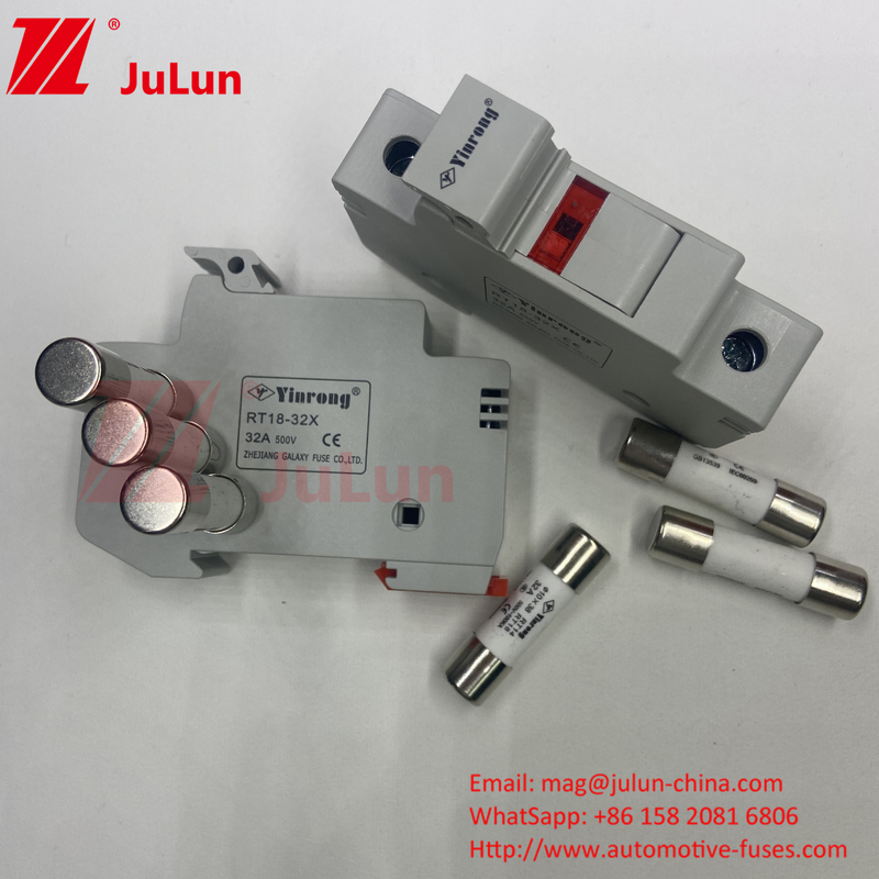 1500VDC High Voltage Solar Fuse Marine Solar Fuse for Solar Photovoltaic Inverter