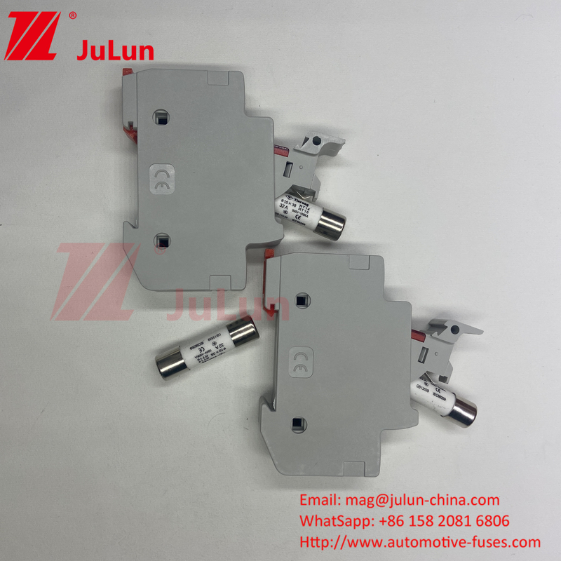 20A Solar PV Fuse Holder With Fuse For Photovoltaic Bus Box  Nqqk RT16D-00 TPS DC Current 80V 250A Solar Energy Fuse