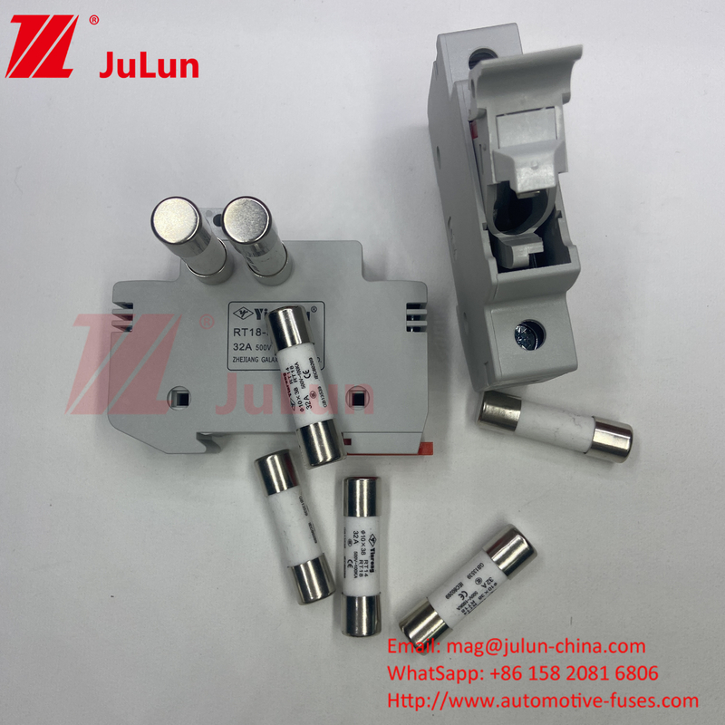 1000V Photovoltaic Fuse Holder With 15A 10x38mm  Solar PV Fuse Solar Dc Fuse Holder 1000v With Fuse Links Cheap Price