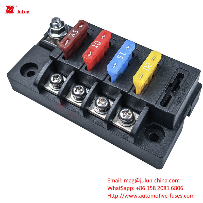 Heavy Duty Vehicle Parts 30A-500A Rated Voltage 32V Circuit Protection Fuse Box For Electric Motor Homes