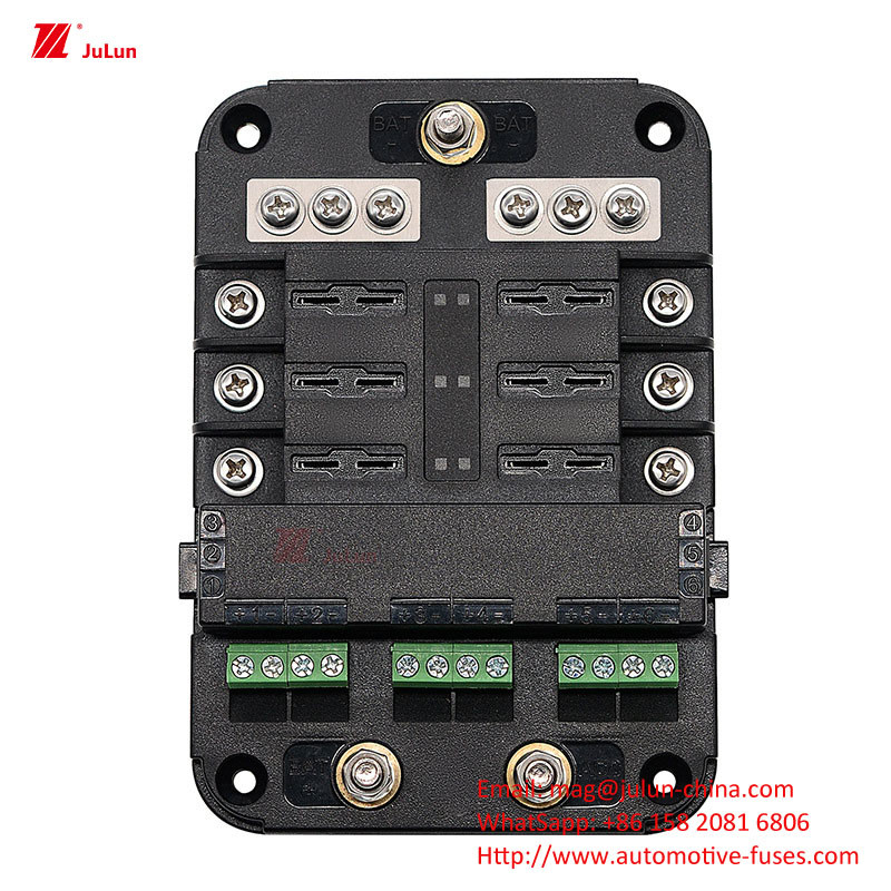 Heavy Duty Automotive Parts 30A-500A Motorcycle Resetable Circuit Breaker For Bolt/Bolt Fuse Rated Voltage 32V Circuit P