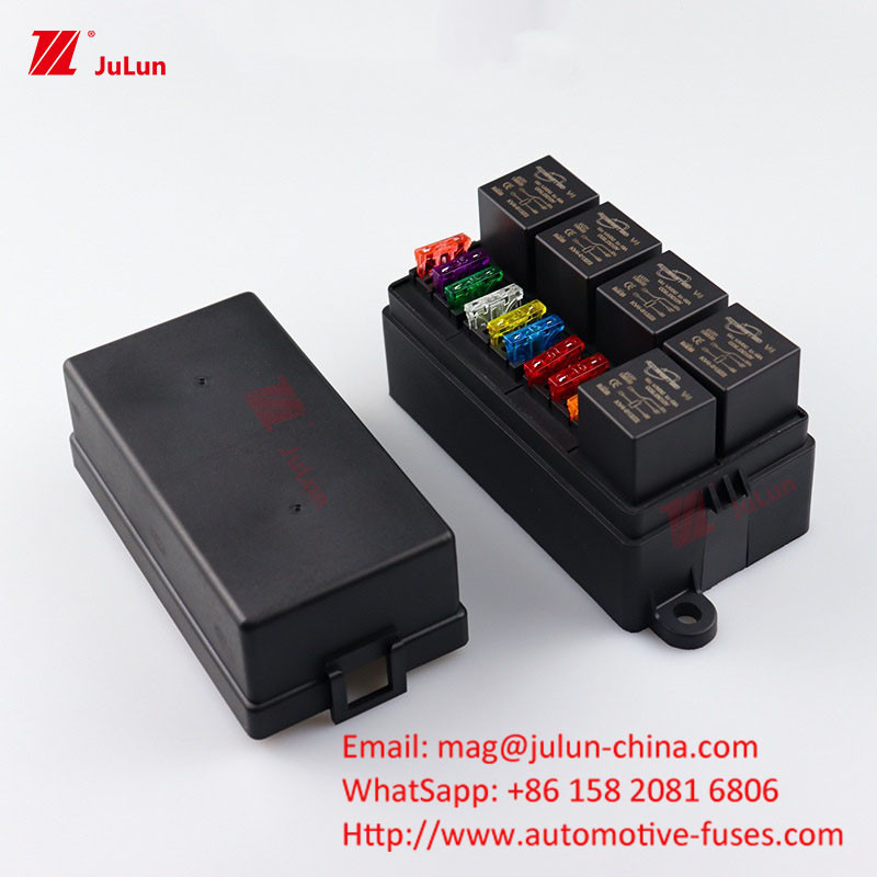 ANS Auto Parts Electronic Circuit Current 30-50A Small Bolt Fuse Holder For Automotive System Can Reset Circuit Breaker