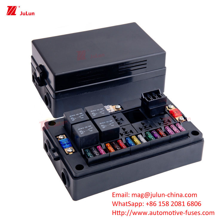 Automotive Fuse Holder, Suitable For 30A-500A Current, CE/ASTA Certified Automotive Circuit Breaker Bolt Fuse Holder 32V