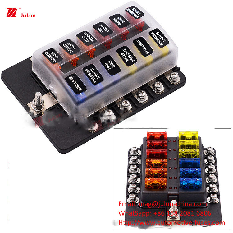 Eu Standard Bolts And Bolt Fuses Automotive Spare Parts 30A-500A Fuse Holder ANS Premium Fuse Holder -55.C-125.C With Bo