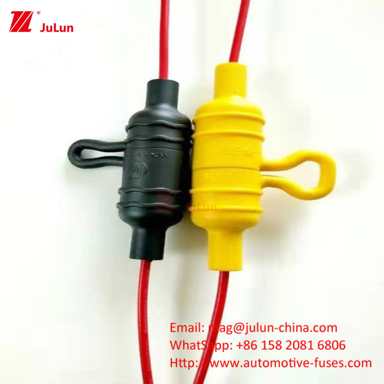 30A-500A Bolt Fuse Holder With One / Two Poles For ANS/MIDI Small Good Automotive Circuit Breaker