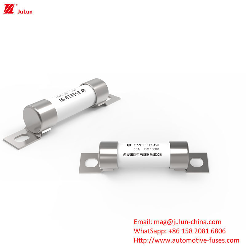 Bolted Connection Round Tube Bolted Type Fuse And Protection Of Charging Devices 1000V  30A