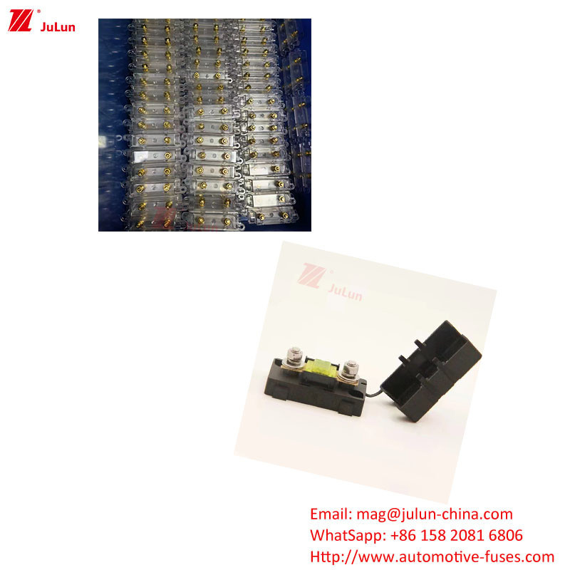 Eu UL Auto Parts ANS/MIDI Small Good Fuse Holder With 30A-500A Holding Current For Automotive Electronic Circuit Protect