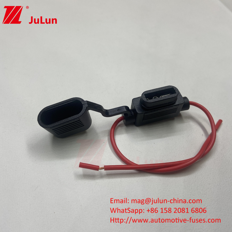 20A Low Voltage Fuse Holder Cartoned Fuse Series Red / Black