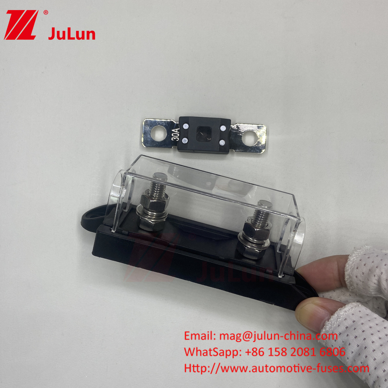 ABS Zinc Alloy Brass 5mm 20mm 20A Fuse Holder For 24VDC 32VDC 72VDC
