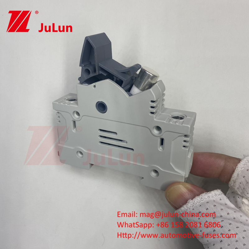 Cylindrical Solar PV Fuse 10A-63A 1000VDC/1500VDC IEC60269.6 Fuse 10X38 1p 2p 3Pole Np Dc Fuses Square Solar Pv Fuse