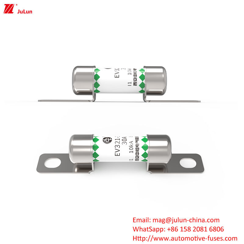 Round Tube Automotive Fuse   DC850V 30A-50A Portable EV Charger With Protection EV321-3EL