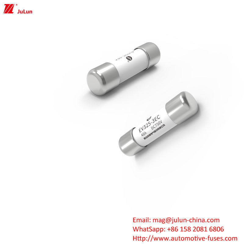 SINOFUSE 750VDC 20KA Voltage Flat Head Bolt Screw Electric Vehicle Fuse