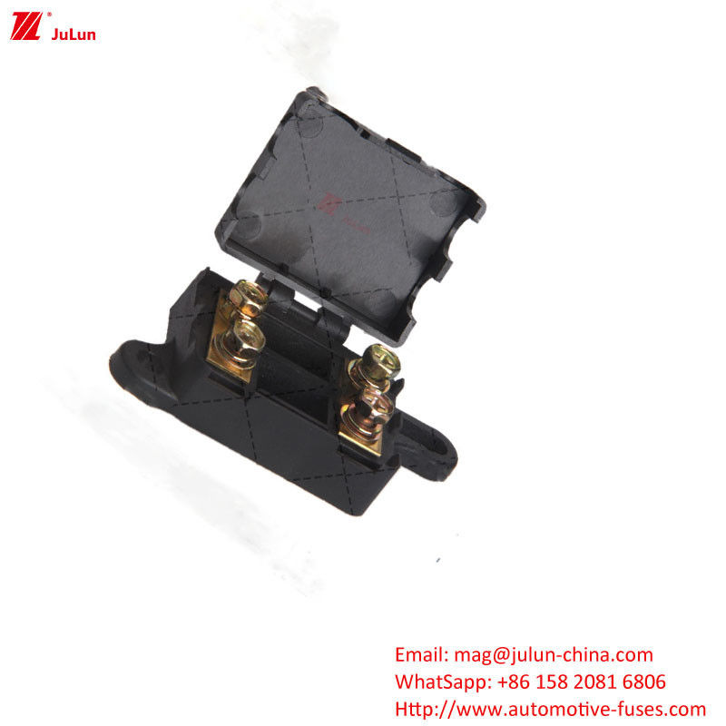 Automotive Fuse Holder Socket Base Connector 30A-500A 32V One Pole Two Poles With Plastic Shell
