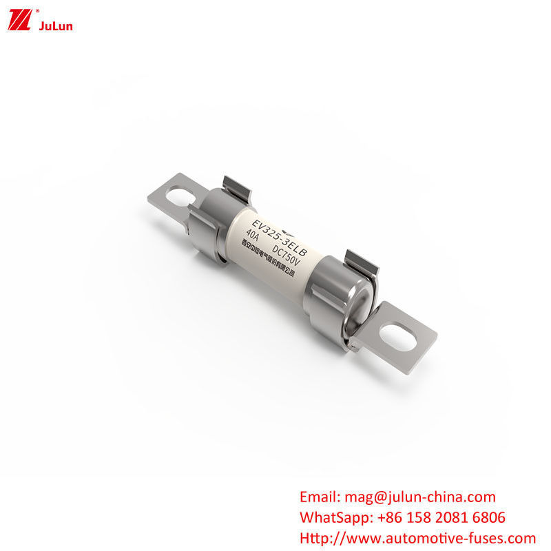 Bolt Screw Silver Coated Fuse Rated Voltage DC750V 40A  Medium Fusing Characteristics