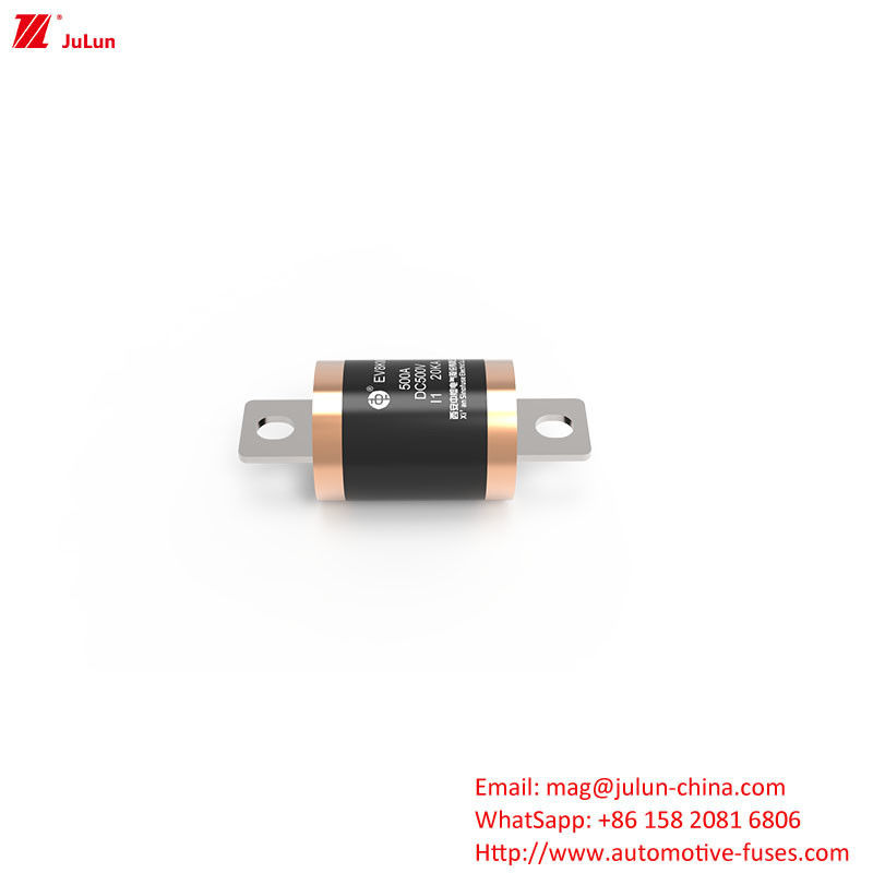 10KA 20KA  300A  Electric Vehicle Fuses For Short Circuit Protection With 500VDC Maximum Rated Voltage