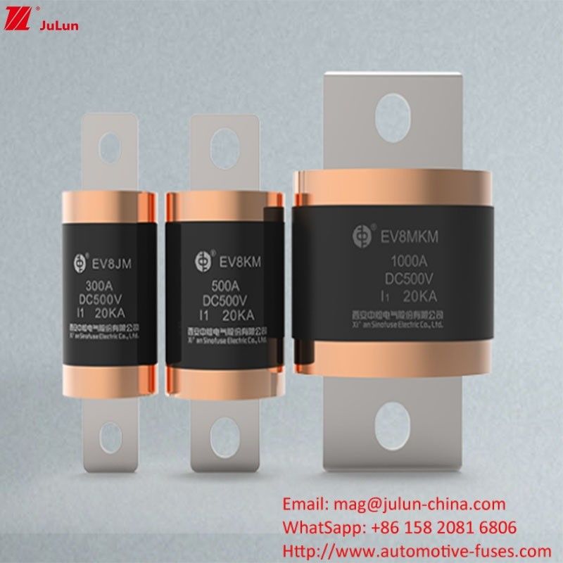 Bolt Screw Electric Vehicle Fast Charging  10KA 20KA Medium Fusing Rated 500VDC New Energy Vehicle Fuse