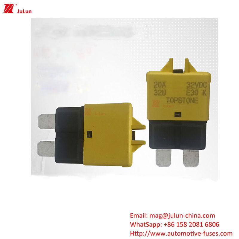 Machine Manual Reset Switch Yacht Manual Reset Circuit Breaker EU UL Rated 32V Copper Fuse Holder