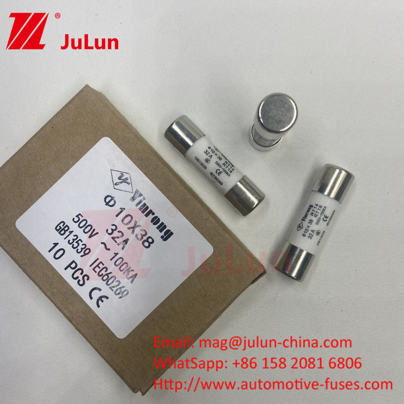 PV 6A 10*38mm AC500/690V Breaking Capacity TUV Panel Mount Pv String Fuses CE Certified