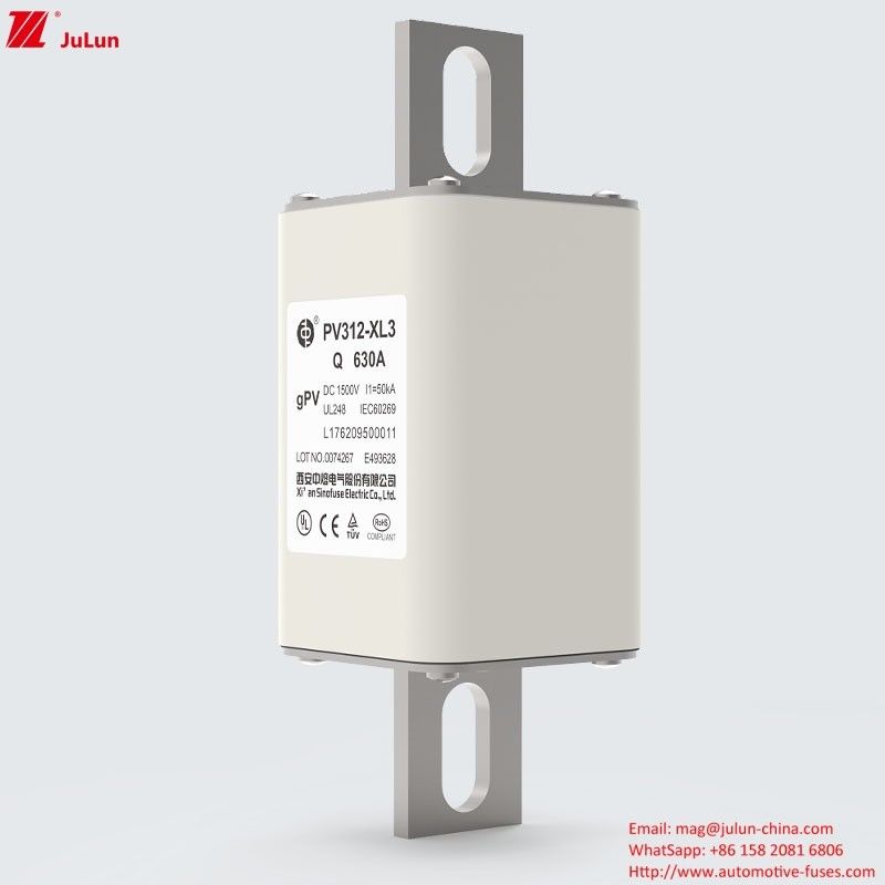 PV312-XL3-Q  630A Bolted Photovoltaic Protection Fuses with UL TUV CE RoHS Approvals