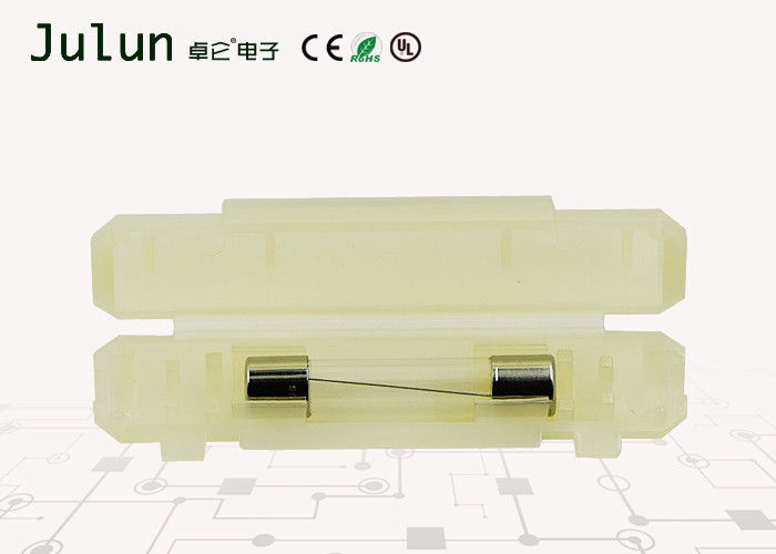 6 * 30mm Low Voltage Fuse Holder ,  Glass Ceramic Fuse Block For 32v 10a Fuse