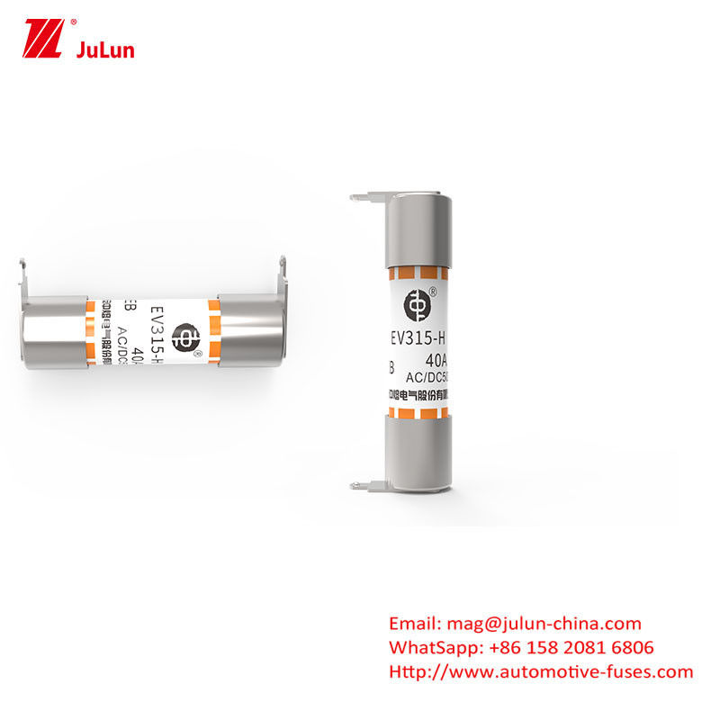 38MM AC/DC500V Rated Voltage Electric Vehicle Fuse With Response For EV Charging Stations