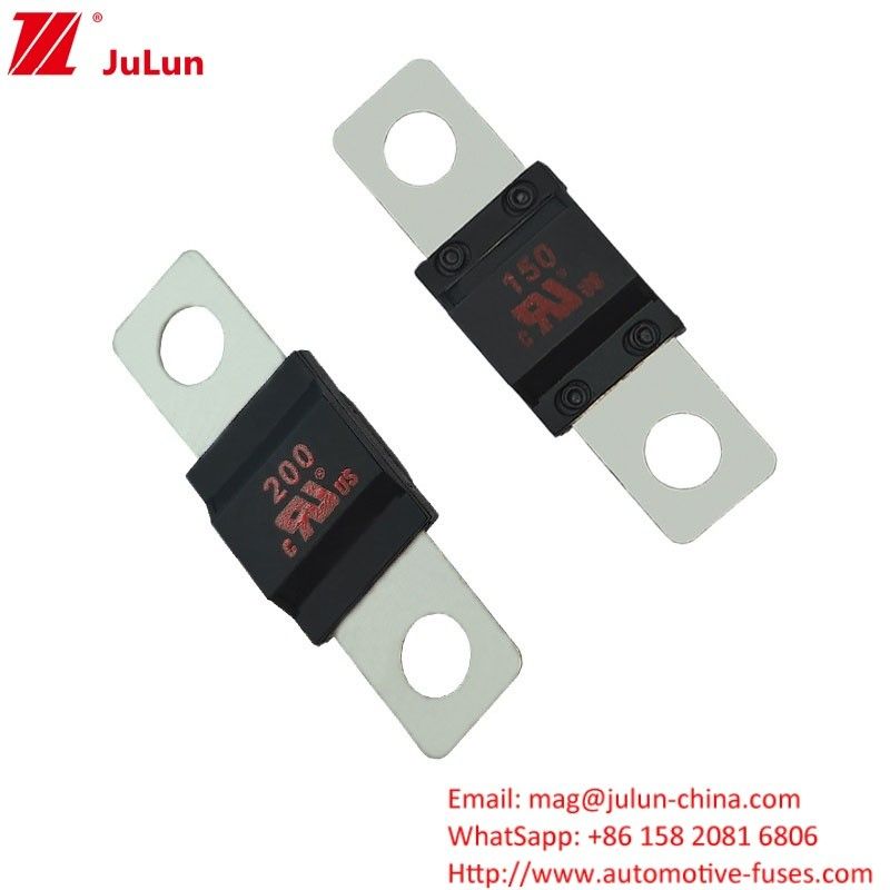 20A-300A Automotive Blow Fuse for Electric Power Systems with Small Fork Plugs Silver nickel alloy