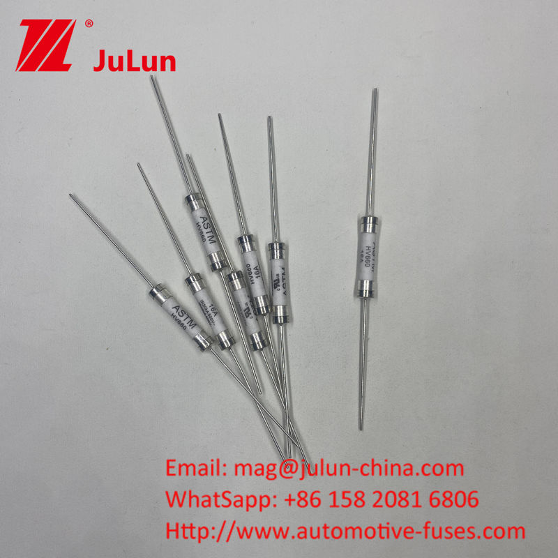 25A 500VDC HV660 ASTM 30kA Voltage 10A - 30A Ceramic Copper Automotive Fuse