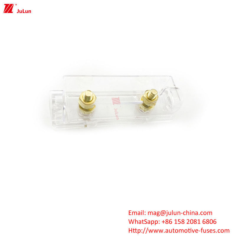 2 Pole 30 Amp Automotive Fuse Holder Professional Auto Parts Copper Contact ANS / MIDI