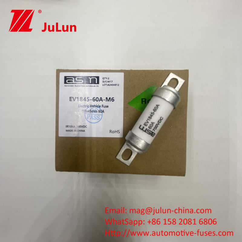 5A 700VDC EV1845 10kA Breaking Capacity Screw Mount DC Fuse for Electric Vehicles