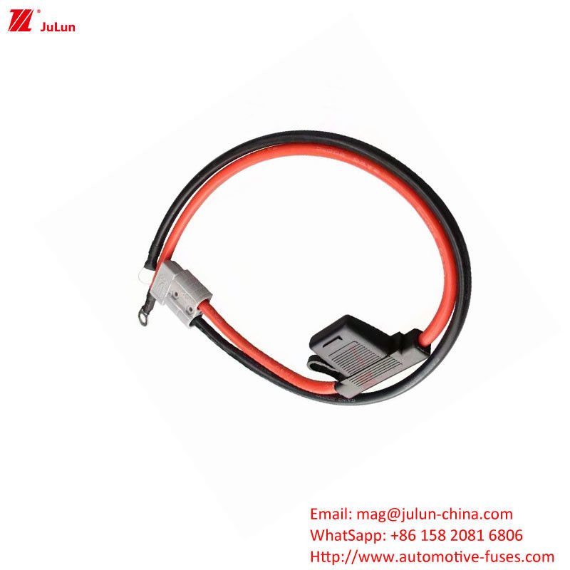 Eu UL certification of auto spare parts fuse holder/box external dimension of mooring new energy vehicle fuse holder