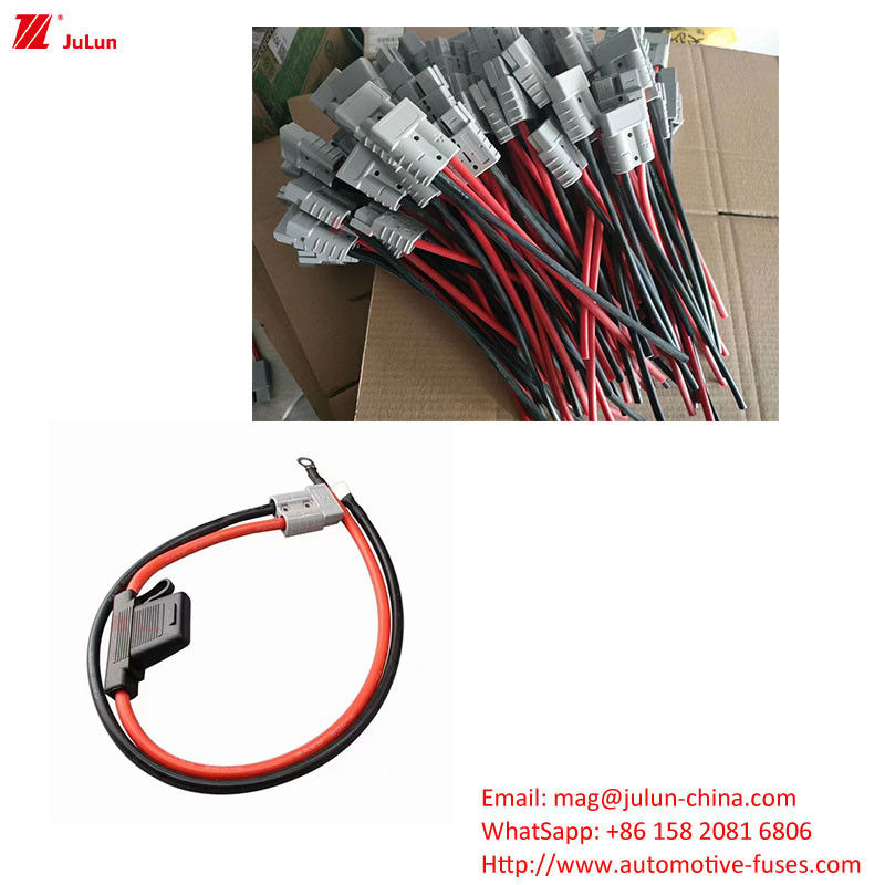Eu UL Standard New Energy Vehicle Plastic / Nylon Shell Fuse Holder Rated Voltage 32V