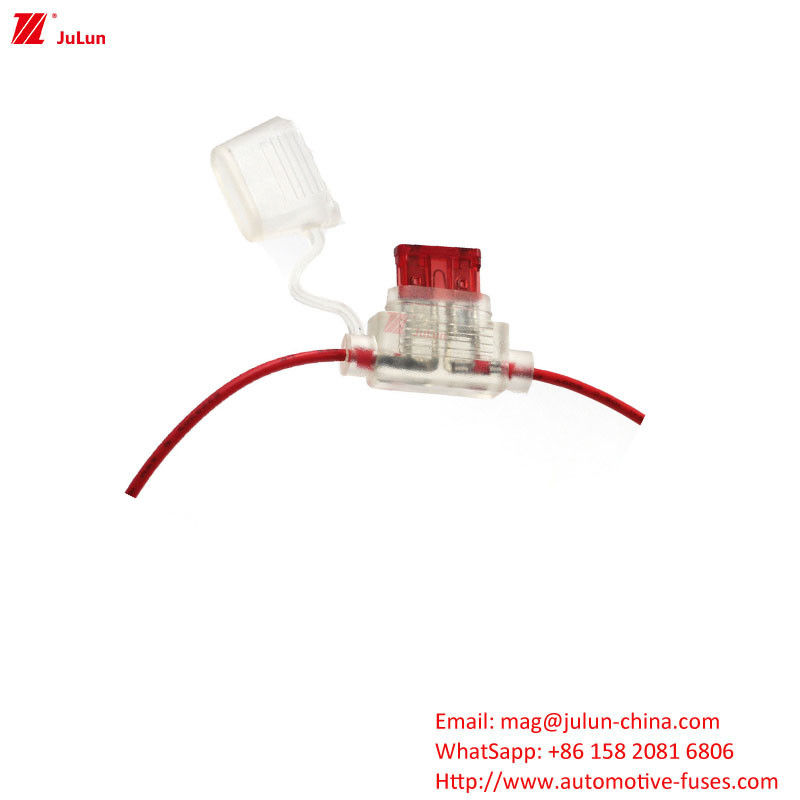 EU UL Standard Automotive Plug In Circuit Breaker Fuse Holder Rated Voltage 32V Current 25A-80A For Electric Vehicle