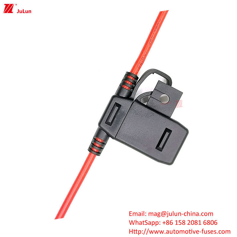 EU UL Standard Shipping Circuit Breaker Plastic / Nylon Shell Fuse Holder For Electronic Circuit Protection Of New Energy Vehicles Bus Excavators