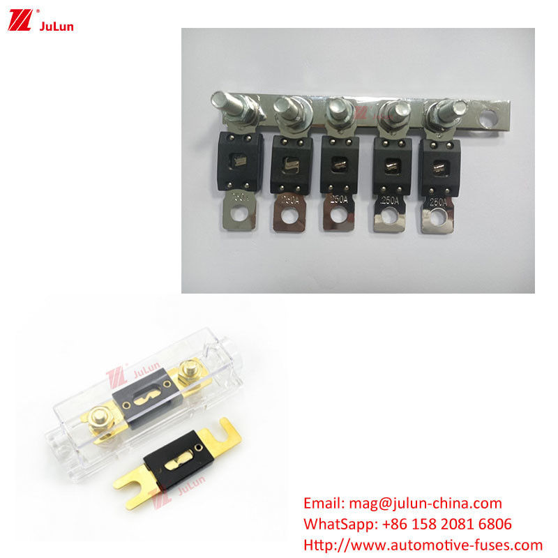 EU UL Standard Bipolar Circuit Breaker Plastic/Nylon Shell Fuse Holder For New Energy Vehicles/Buses/Ships Electronic Circuit Protection