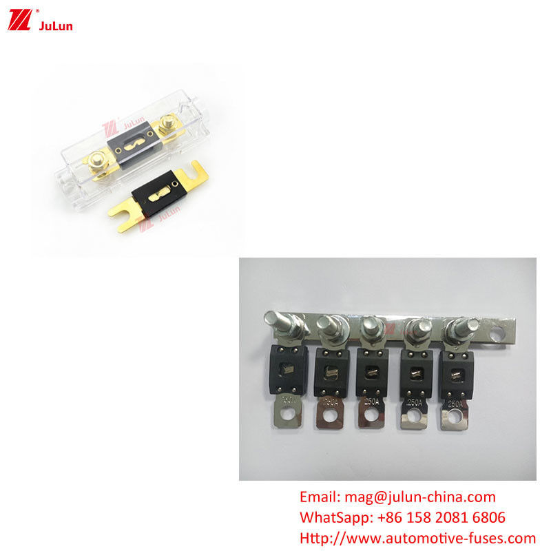 Bipolar Automotive Spare Parts Plastic Housing Fuse Holder Rated Voltage 32V / 48V / 72V
