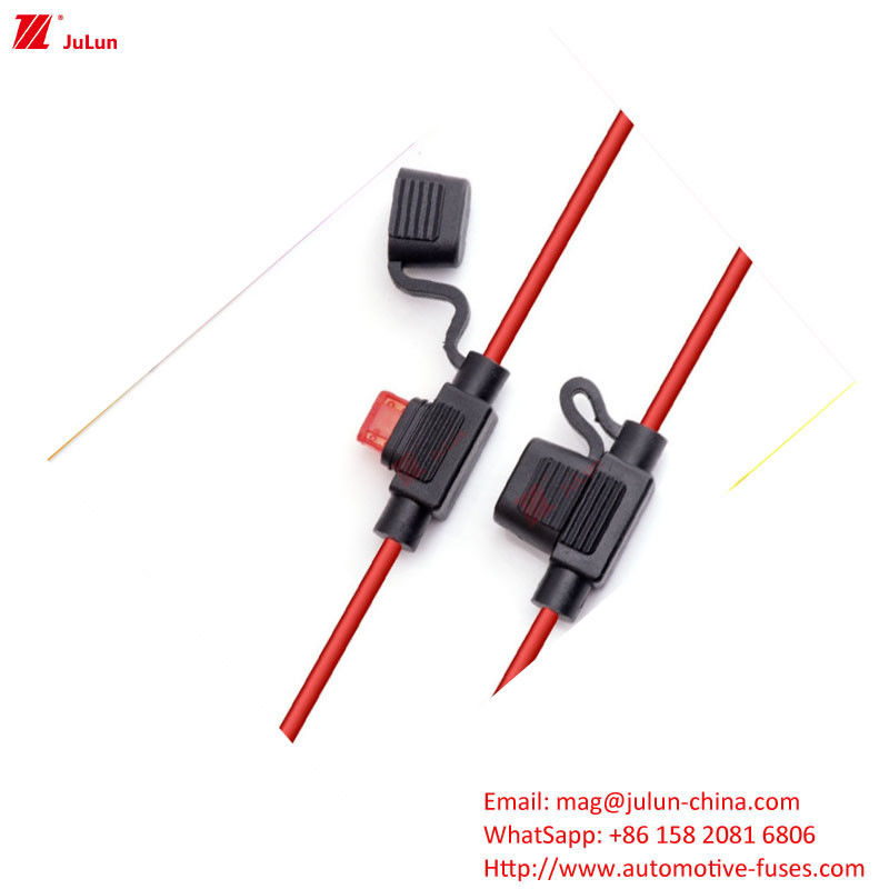 Eu UL Standard Automotive Spare Parts External Dimension Fuse Holder/Box Connection Line Waterproof Suitable For The Maximum Fuses Current 100A