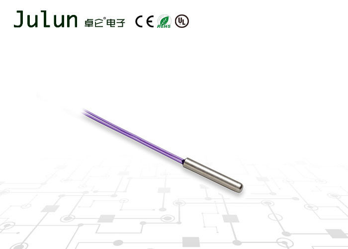 High Precision NTC Thermistor Probe  NTC Thermal Resistor With Insulated Lead Ss Housing