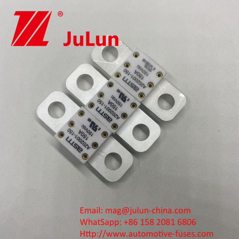 SCREW BOLT Mounting Method A202001 300A 150VDC Ceramic Vehicle Fuses for High Current Rating and Short Circuit Protection